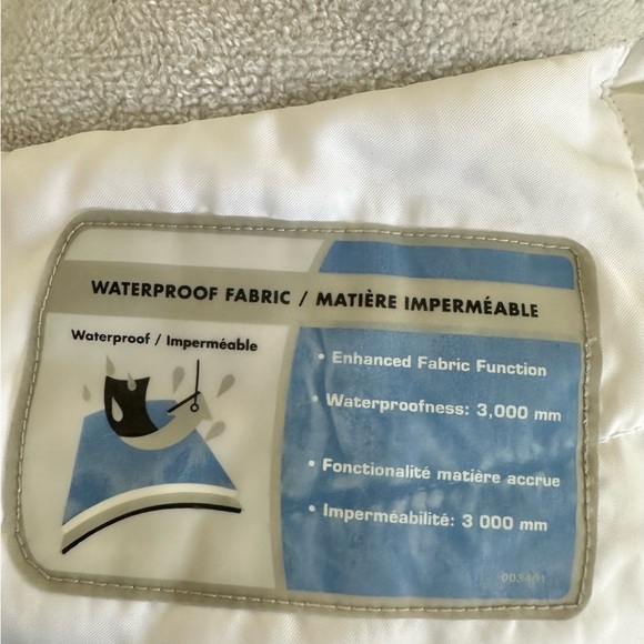 Columbia Women’s Winter Hooded Jacket Waterproof  Green & White Size Medium - Picture 15 of 16